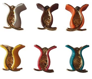 advancedestore Women's Hair Clips in Different Matte Colours (pack of 6) - Image 4
