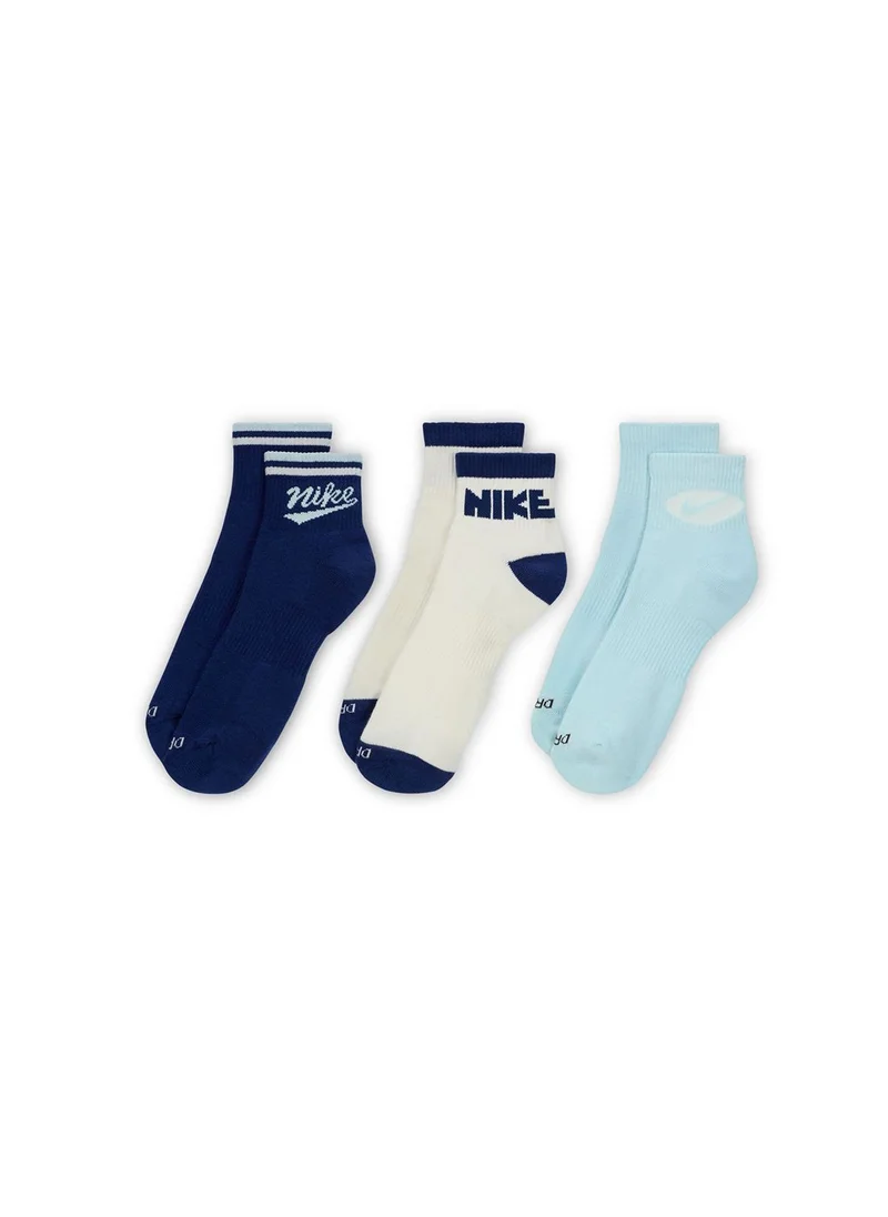 Nike 3 Pack Everyday Ankel Socks