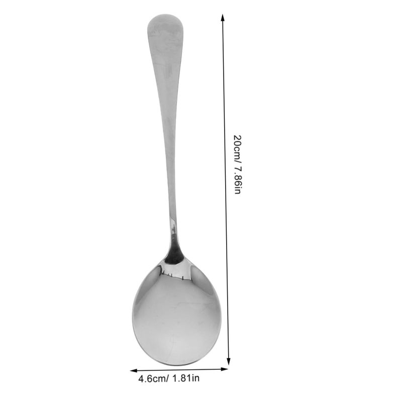 Stainless Steel Salad Serving Set with Ergonomic Spoon and Fork for Mixing and Serving - Image 2