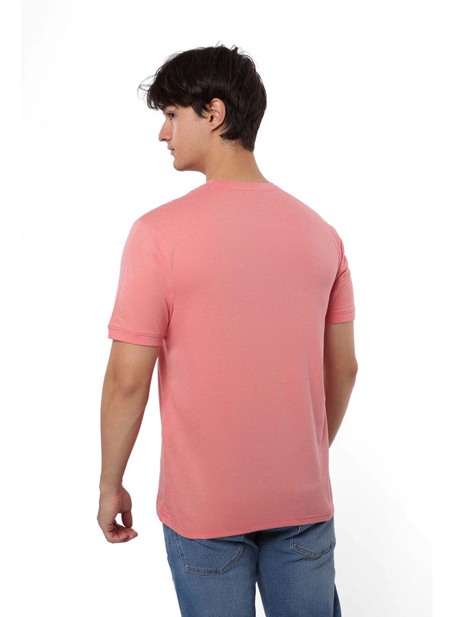 Premoda تي شيرت بقصّة عادية وعضلات متناسقة باللون المختلط - Image 3