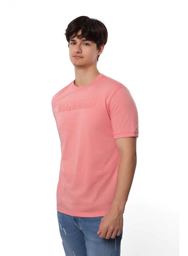 Premoda تي شيرت بقصّة عادية وعضلات متناسقة باللون المختلط - Image 2