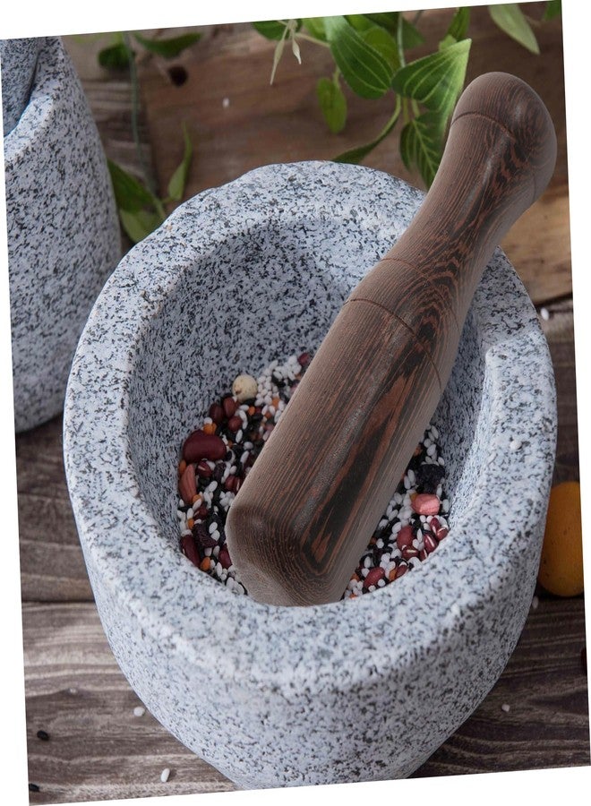 IMIKEYA 1pc Wooden Garlic Grinding Rod Ergonomic Pestle for Sauces Medicine and Purees Chicken Wing Wood Tool for Comfortable Handling Your Kitchen - Image 5