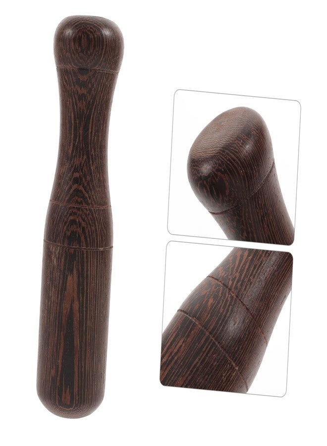 IMIKEYA 1pc Wooden Garlic Grinding Rod Ergonomic Pestle for Sauces Medicine and Purees Chicken Wing Wood Tool for Comfortable Handling Your Kitchen - Image 3