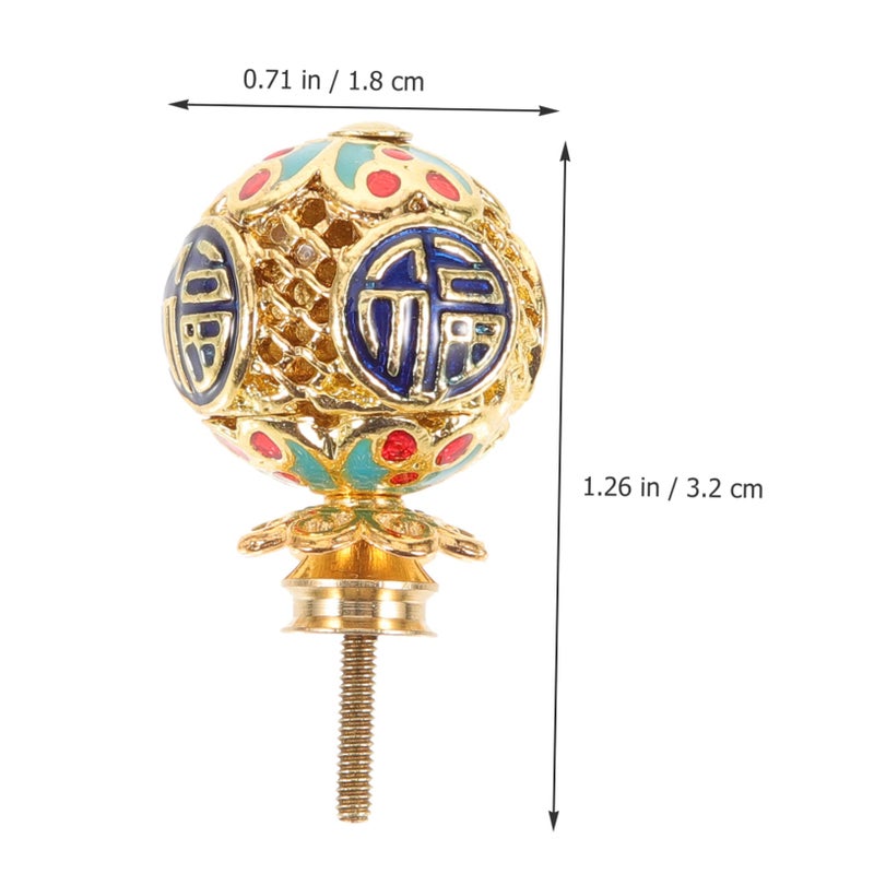 Retro Tea Pot Lid Handle Knob Heat Resistant Easy to Clean Size 3.2x1.8cm - Image 4