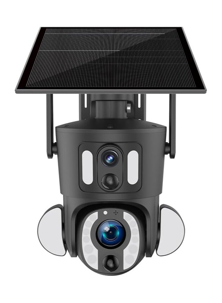 كروني SD3210 Solar PTZ Wireless Dual Lens 10X Zoom Camera - Image 1