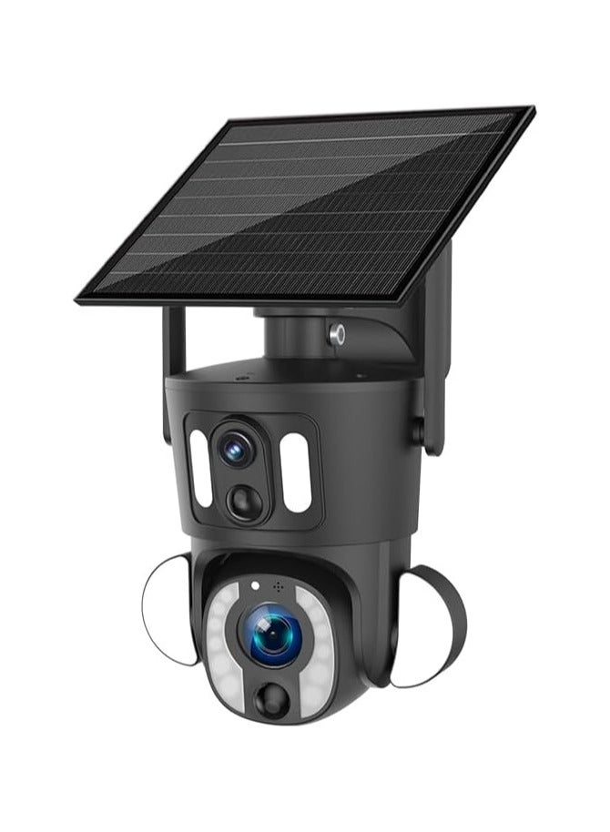 كروني SD3210 Solar PTZ Wireless Dual Lens 10X Zoom Camera - Image 2