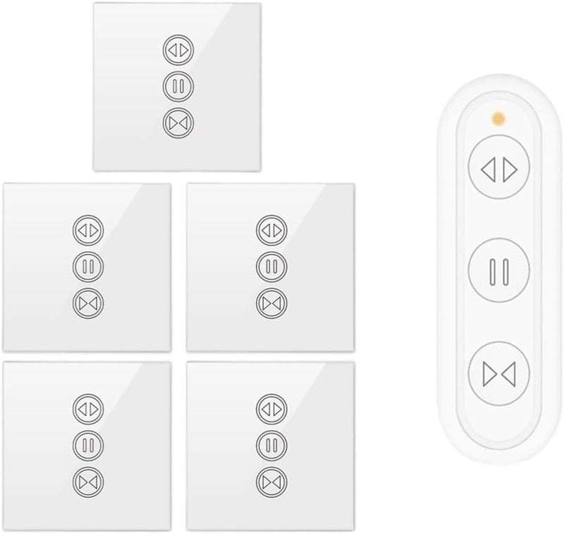 Compatible for Tuya EU WiFi Smart Curtain Switch with Voice Assistant & Remote for Electric Blinds(Remote only) - Image 4