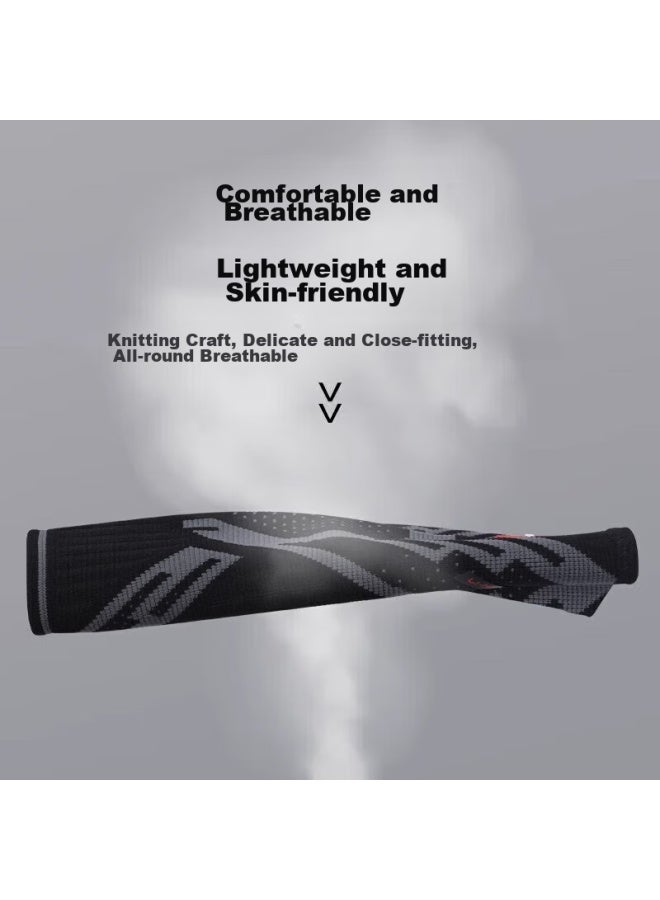 Li-Ning Li-ning Elbow Guard Joint Sleeve For Men, Arm Protector, Tennis Elbow Specialized Sports Arm Sleeve For Women, Fitness Ldet865-1 Black And Gray M - Image 3