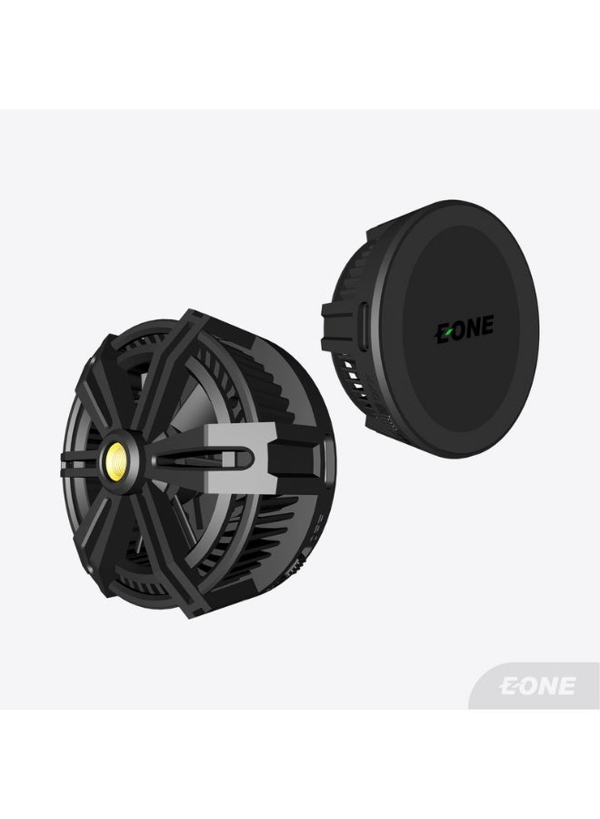 EONE 15W Magnetic Wireless Charger with Cooling Fan, MagSafe Compatible Phone Cooler Charger, RGB LED, 5500RPM Cooling, Type-C Input, Portable for iPhone & Android – Black - Image 3