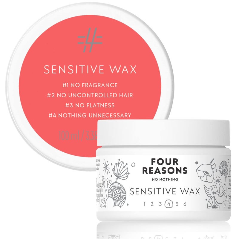 No nothing Hair Styling Wax For Sensitive Skin - Extra Strong Hold With Flexible Finish, Paraben, Fragrance Free, Vegan, Hypoallergenic, Texturing For Damp & Dry Hair, Men & Women - Image 1