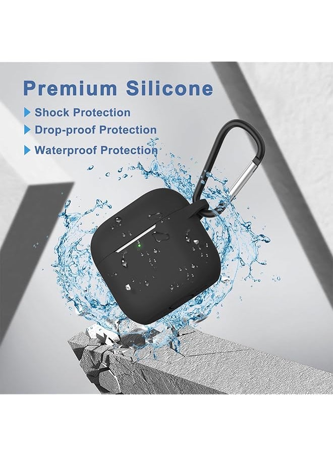 erorex - Airpods 4 Airpods 4Th Generation 2024 Clear Case Cover Soft Tpu Clear Airpods 4 Case Shockproof Protective Cover For Airpods 4Th Generation Case Black - Image 1