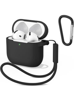 Airpods 4 Airpods 4Th Generation 2024 Clear Case Cover Soft Tpu Clear Airpods 4 Case Shockproof Protective Cover For Airpods 4Th Generation Case Black