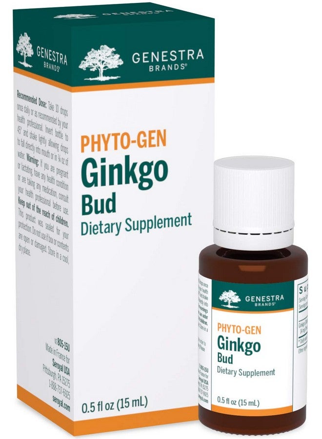 Genestra Brands Ginkgo Bud | Herbal Supplement | 0.5 fl. oz. - Image 1