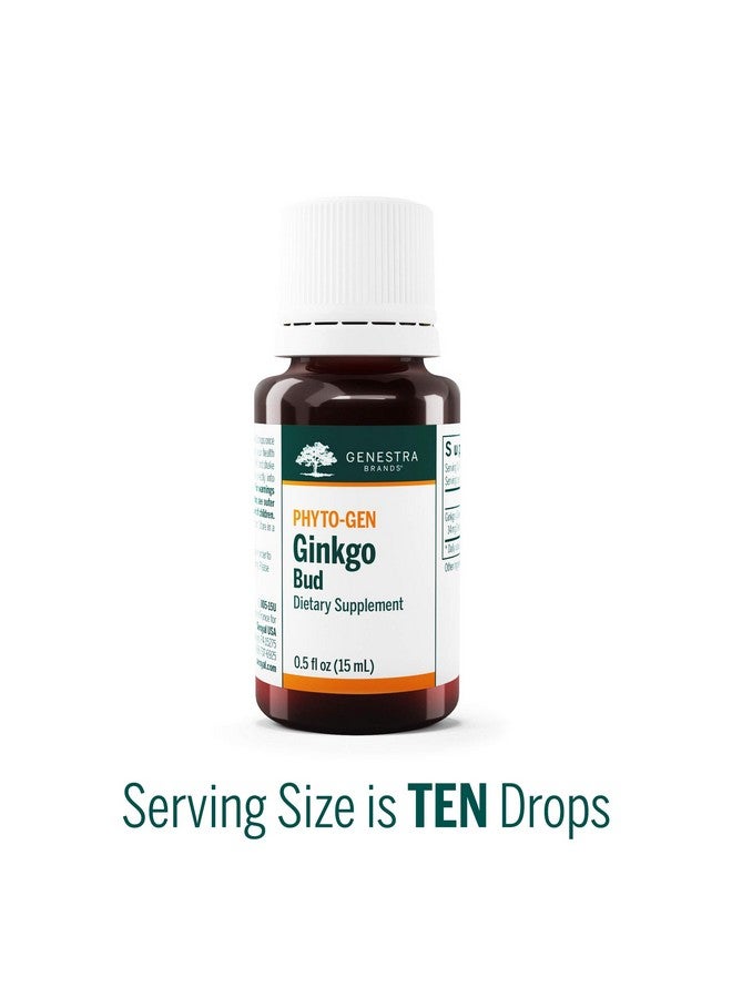 Genestra Brands Ginkgo Bud | Herbal Supplement | 0.5 fl. oz. - Image 3