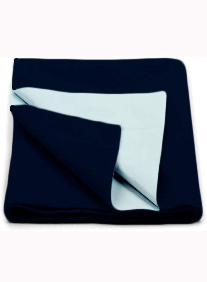 Edenwald Bed Protector Waterproof for Baby Double Bed Size- 200cm x 260cm,Navy Blue - Image 1