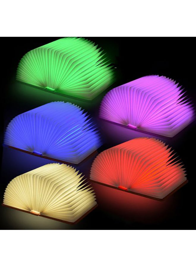 Loquat 5 Color LED Book Designed Night Light White 3x12cm - Image 2