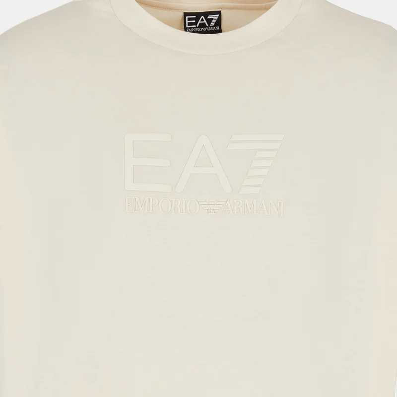 EA7 Emporio Armani Beige Men's Visibility T-Shirt for Men | Best Price UAE