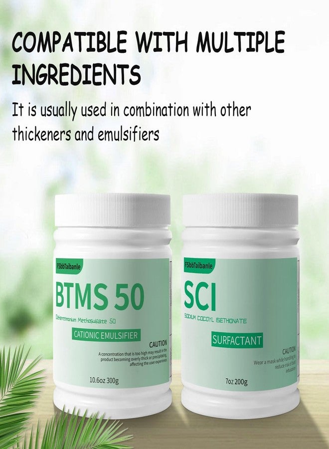 FSbbTaibanle 10.6 oz BTMS 50 Conditioning Emulsifier granules, 100% derived from plant-based，Ideal for Leave-in Conditioner, Lotions, Shampoos and More - Image 4