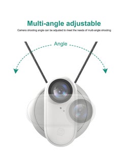 Generic Magnetic Pendant Holder for Insta 360 GO 3 Action Camera, Magnetic Holder with Quick Release Neck Strap as Insta360 GO 3 Accessories for Photography (White)  - Image 4
