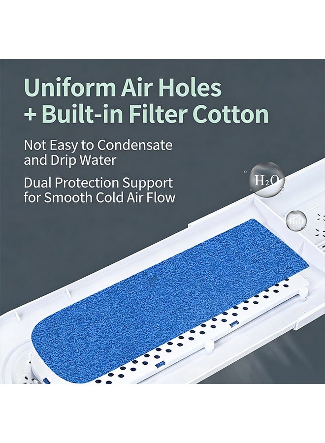 مصد تكييف الهواء، واقي هواء التكييف، مصد تكييف الهواء القابل للتعديل لمنع انبعاث الهواء مباشرة، 76-106 سم مصد تكييف الهواء القابل للسحب - Image 3