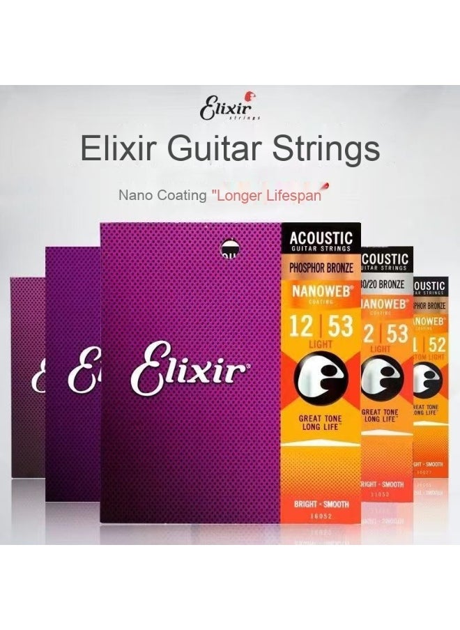 Elixirs High-Quality Guitar Strings - Suitable for Acoustic, Electric, and Classical Guitars - pzsku/Z28AF633321BFCF5C6572Z/45/_/1734450872/7f892e76-a51e-46f8-a97d-c882c4bc812f