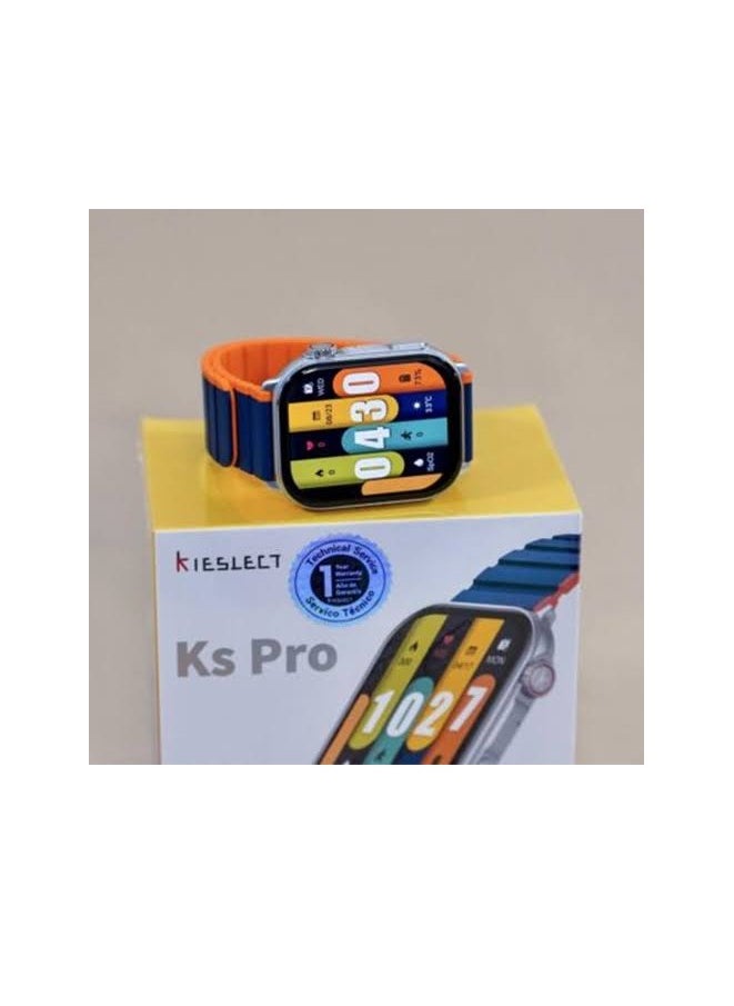 Kieslect KS Pro 2.01 inch Smart Watch Make and Receive Calls and Track Your Fitness Features a screen and stable Bluetooth 5.2 connection