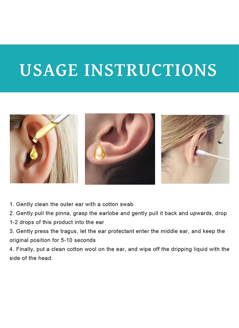 PureHear Organic Ear Support Elixir,Natural Herbal Formula Tinnitus Relief Drops, Tinnitus Oil Effective Earache Relief, Improve Hearing