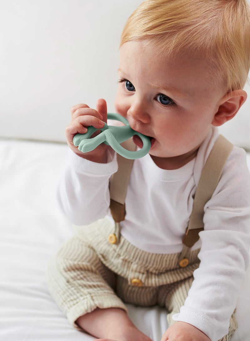 MATCHSTICK MONKEY Teether No Tail Mint Green - Image 2
