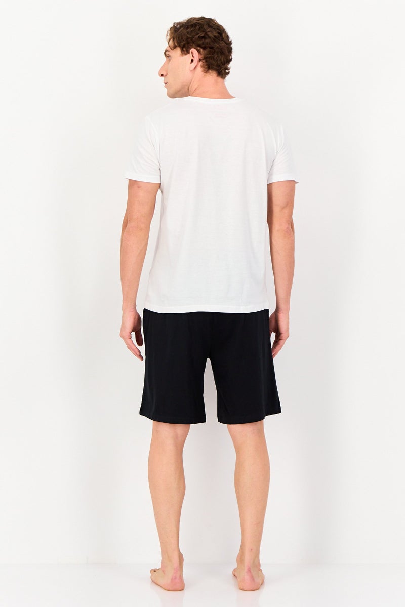 MARVEL Men 2 Pieces Brand Logo T-Shirt And Shorts Pyjama Set, Multicolor - Image 4