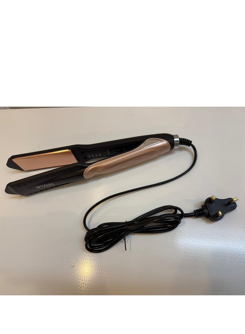 وتزيزو جهاز فرد الشعر WTZEZO WT-623 بتقنية التورمالين وحرارة تصل حتى 980 فهرنهايت – شاشة رقمية وتحكم في درجات الحرارة – لتصفيف احترافي وتجعيد عصري - Image 1