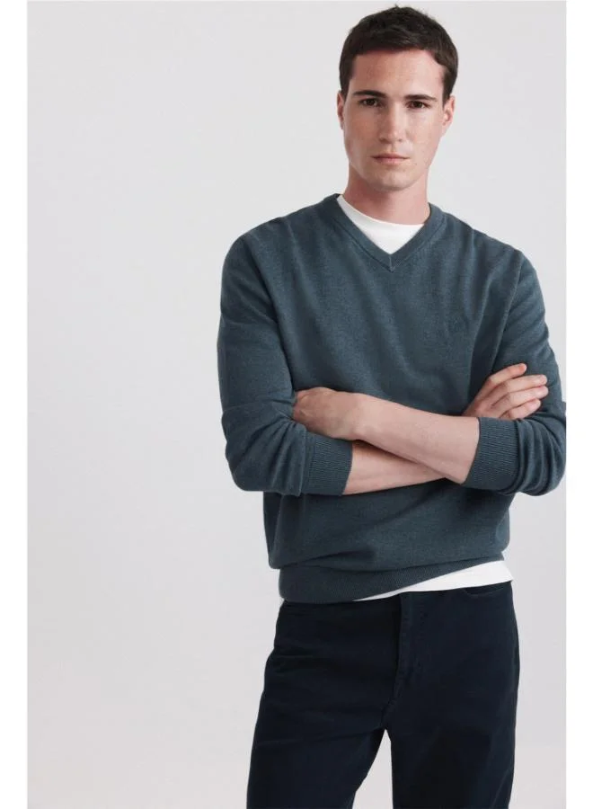 Springfield V-neck basic jumper
