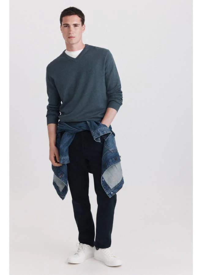 Springfield V-neck basic jumper
