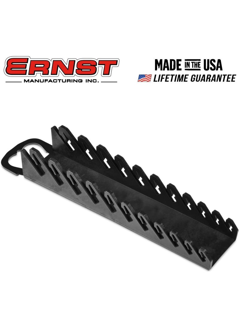 Ernst Manufacturing Ernst Manufacturing Gripper Stubby Wrench Organizer, 11 Tool, Black  - Image 2