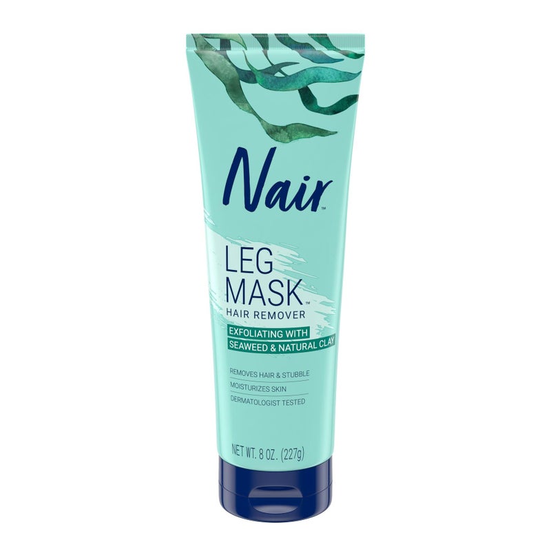 Nair Hair Remover Seaweed Leg Mask, Depilatory, 8 Oz Bottle - Image 1