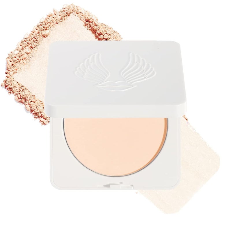 True + Luscious True  Luscious Sheer Halo Complexion Powder  Natural Matte Finish Foundation Sheer to Medium Coverage  Clean Vegan and Cruelty Free Powder Foundation  032 oz 