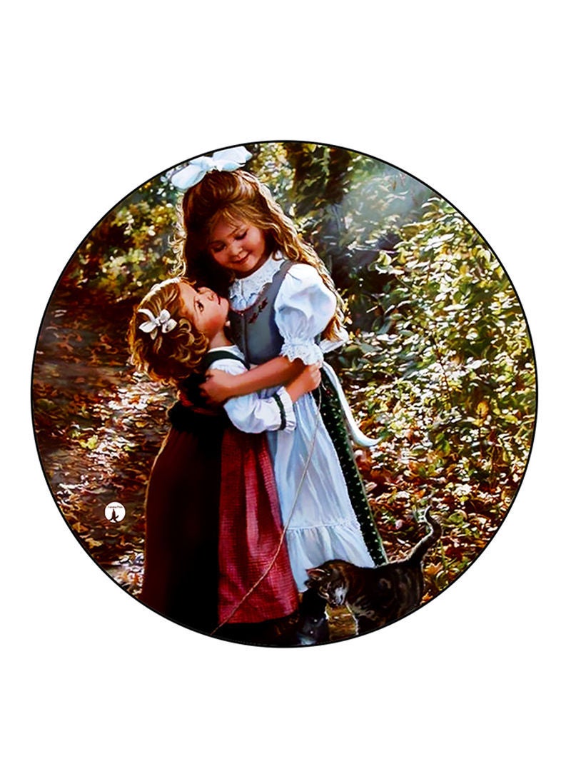 RKN Girls Printed Mouse Pad  Multicolour