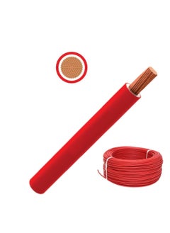 RR RR 4.0mm Single Core Wire-100 Yards-Red 