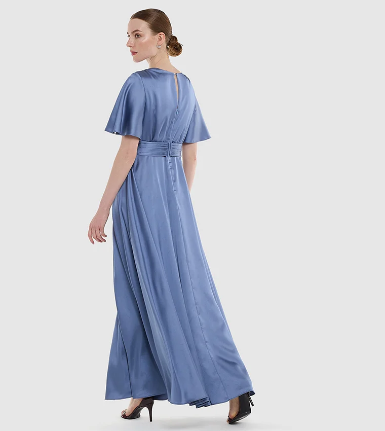 بي سي بي جي BCBG Satin Maxi Gown
