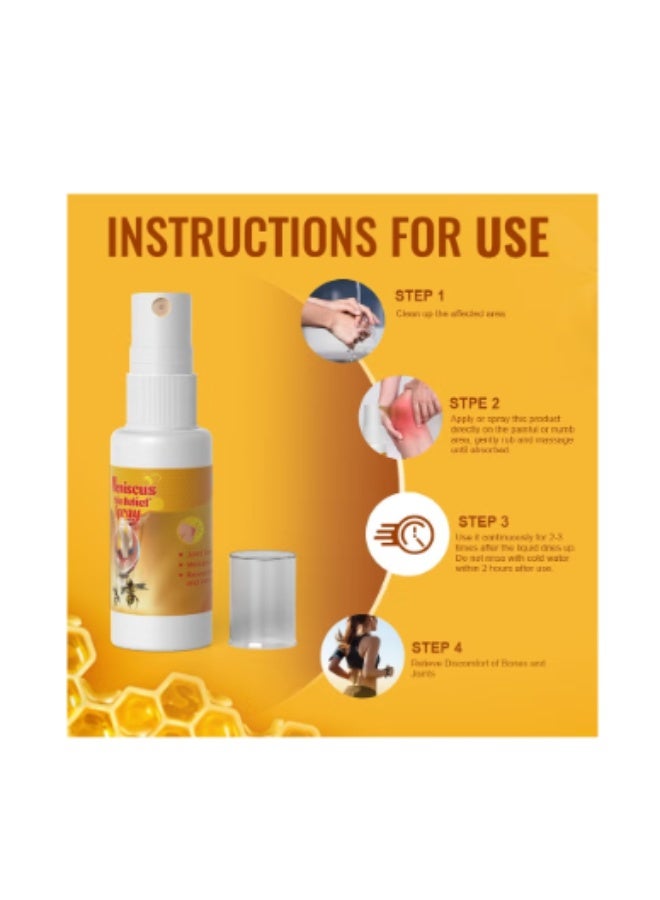 Sumifun Meniscus Pain Relief Spray Bee Venom Spray for Relieve Sore Joints,Muscles and Joints 30ml - Image 4