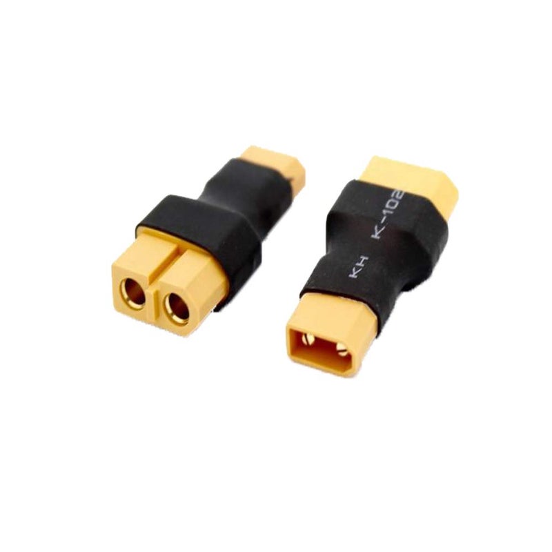 LINSYRC 2 Pairs XT30 to XT60 Plug RC Male Female Connector Adapter for RC FPV Drone Car Lipo NiMH Battery Charger ESC - Image 4