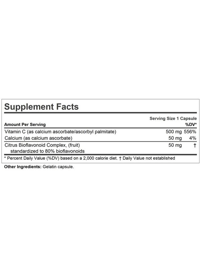Andrew Lessman - Vitamin C 500 Complex 60 Capsules Nonacidic Vitamin C Plus Citrus Bioflavonoids For Immune System And Antioxidant Support No Stomach Upset Small Easy To Swallow Capsules - Image 1