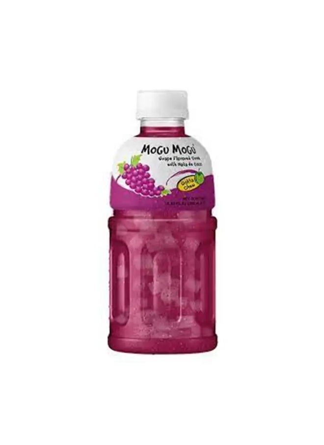 Mogu Mogu Mogu Mogu Grape Juice Drink with Nata De Coco- 320 ml 