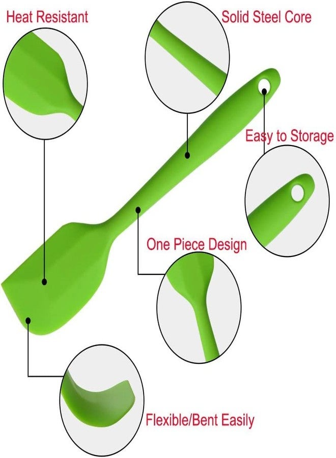 Skytail 6 Slot Silicone Rectangle Soap Mold with 11inch Spatula 6 Cavities Silicone Cake Mould for Homemade Craft Cheese Cake, Cupcakes Brownie Mold, Chocolate, Ice Cube Tray, (Random Colour) - Image 5