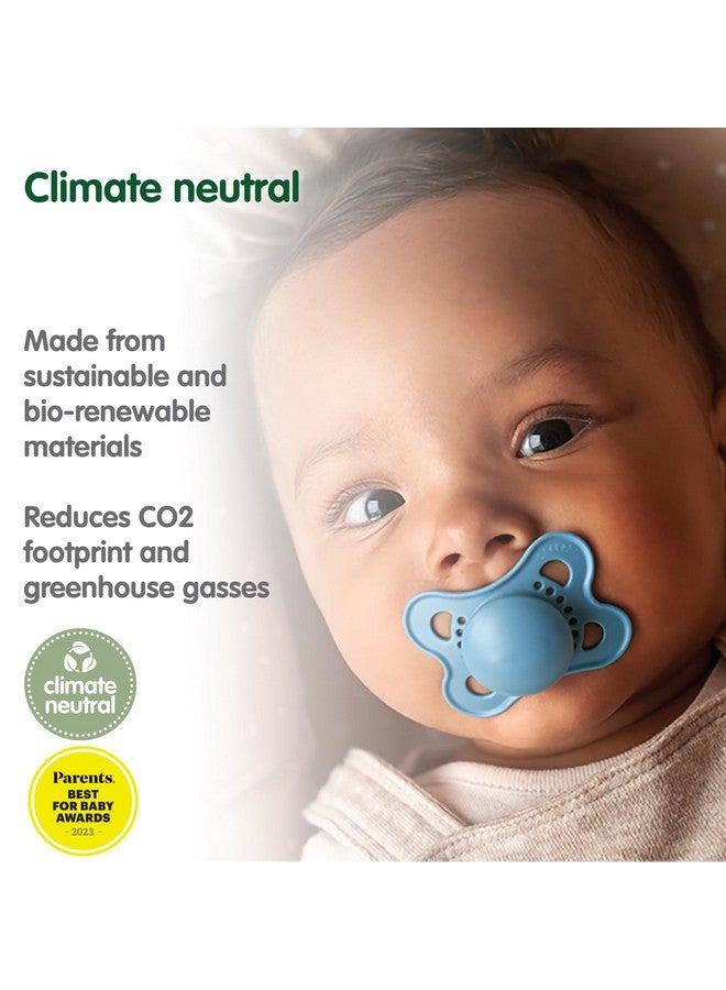 MAM Original Latex Pacifiers, Binky Pacifier for 0-6 Months, Natural Rubber Nipple, Made from Bio-Circular Materials, Easy to Clean, with Sterilizer Case, 2 Count Binkies - Image 2
