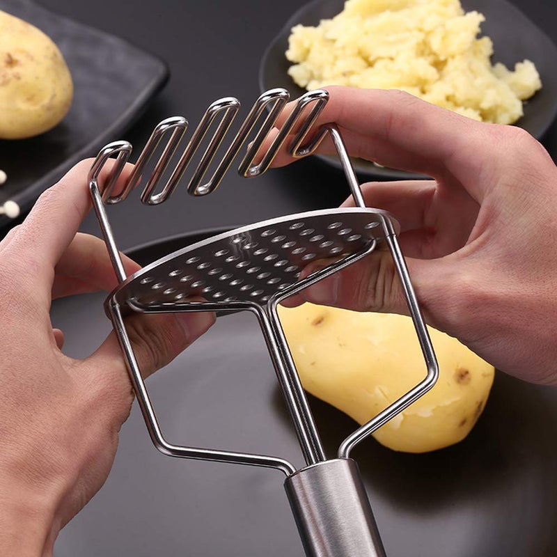 Kmils Stainless Steel Potato Masher Pav Bhaji Masher - Image 5