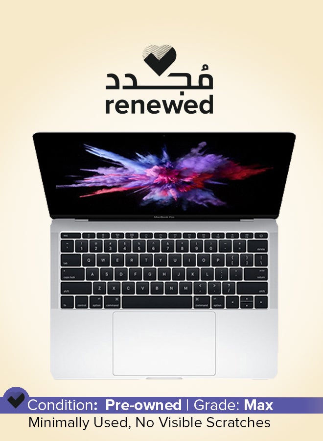 Renewed - MacBook Pro (2017) Laptop With 13.3-Inch Full HD Display, Core i5 Processor/Dual Core/8GB RAM/256GB SSD/macOS English Grey