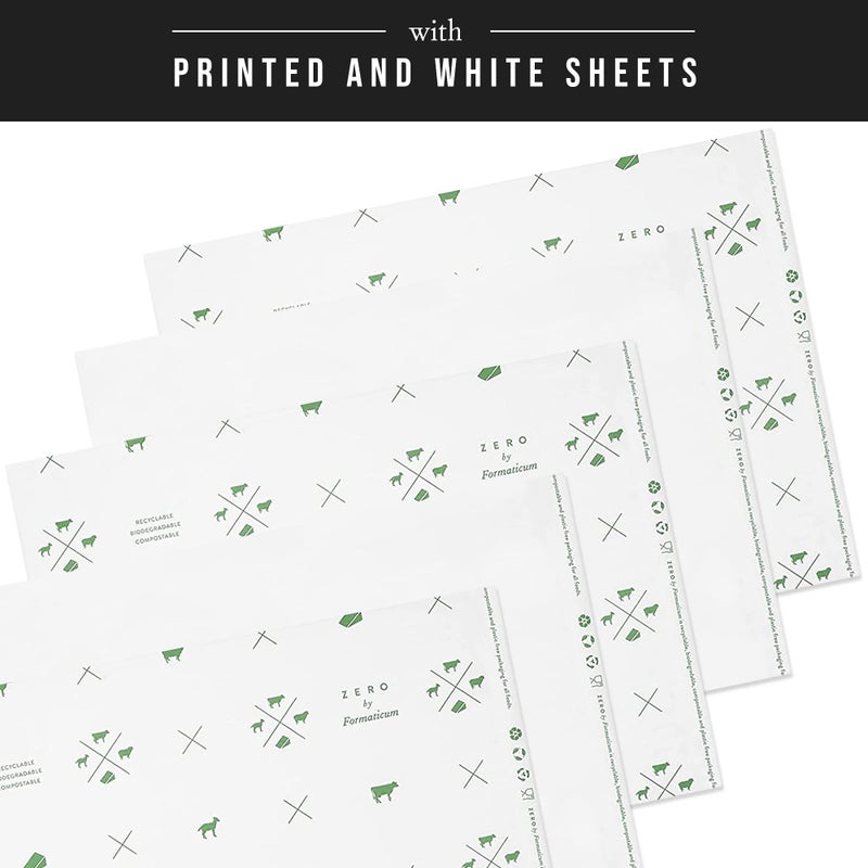 Formaticum 15-Pack Zero Cheese Storage Paper, Compostable, Biodegradable, and Plastic-Free Paper to Keep Cheese and Charcuterie Fresh, Kitchen Organization 9 x 13 Inches - Image 2