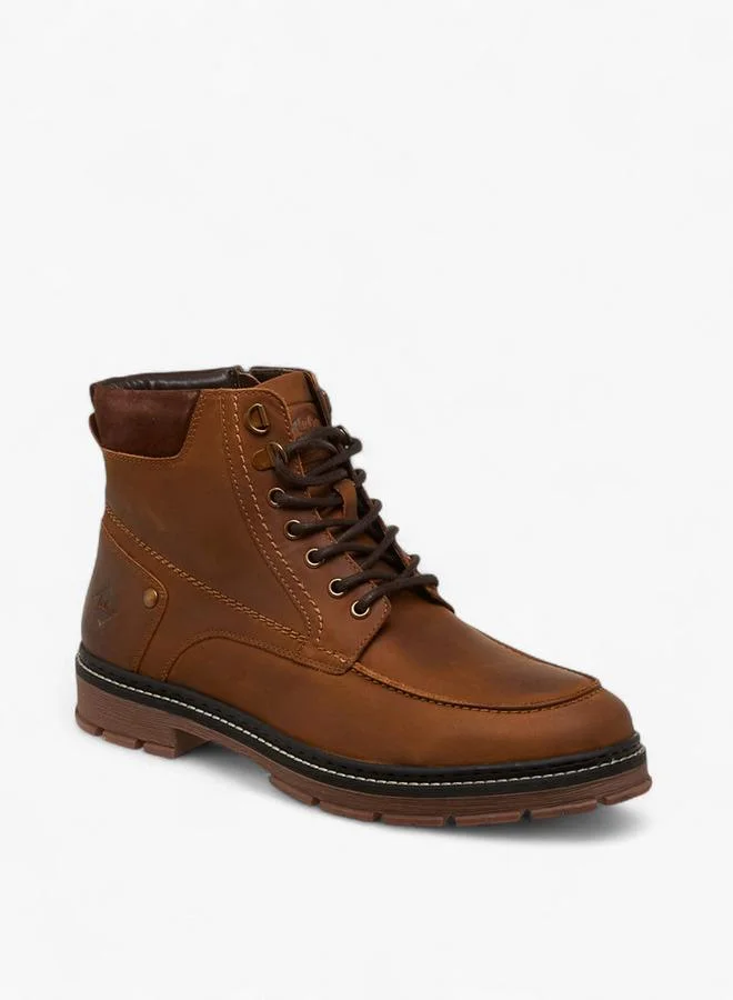 لي كوبر أحذية رجالية للكاحل برباط