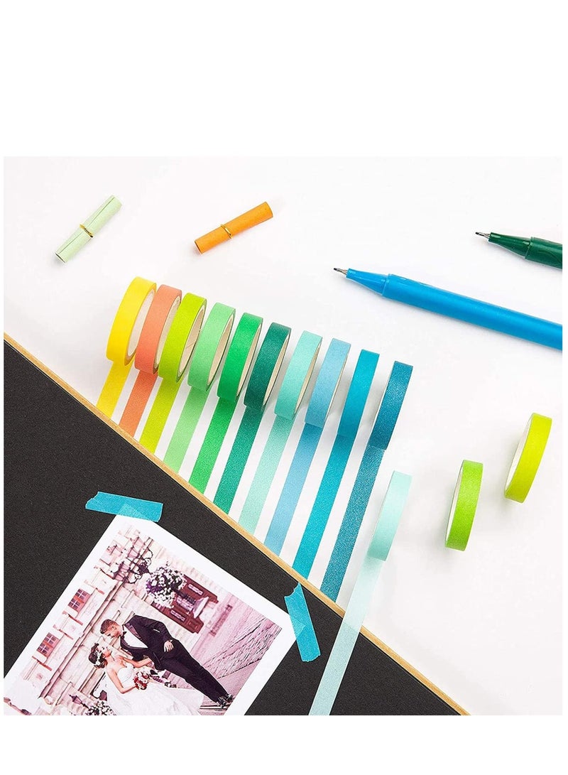 Zikra Washi Tape Set, Colored Decorative Masking Tapes, 40 Rolls Painters Tape, Art Supplies for Kids Children and Gifts Warpping - Image 3