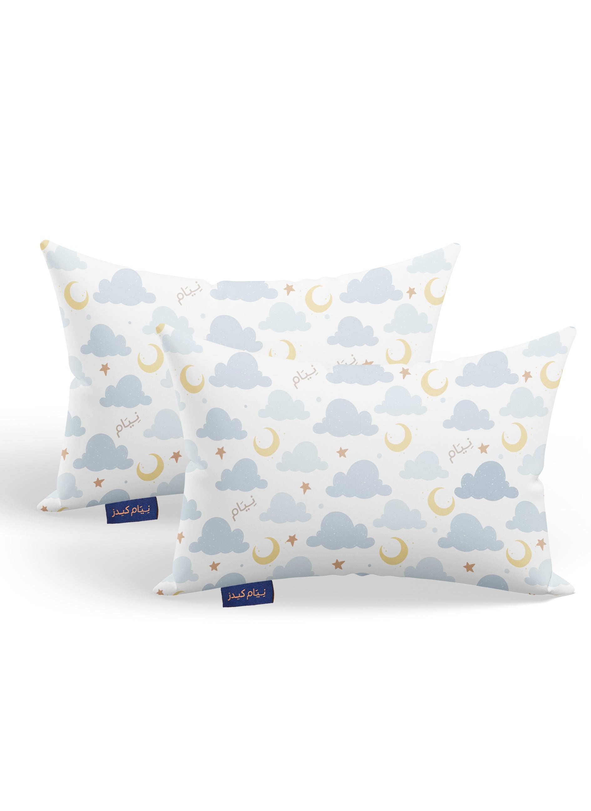 Neyam 2 pieces Neyam Kids Pillow Made Of Adjustable Memory Foam Comes With Waterproof Pillow Case 